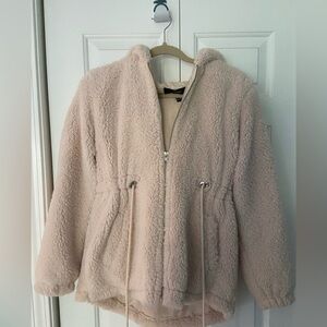 cream sherpa jacket